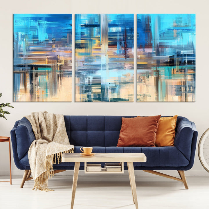 Modern Work of Art Painting on Canvas Large Wall Art Print