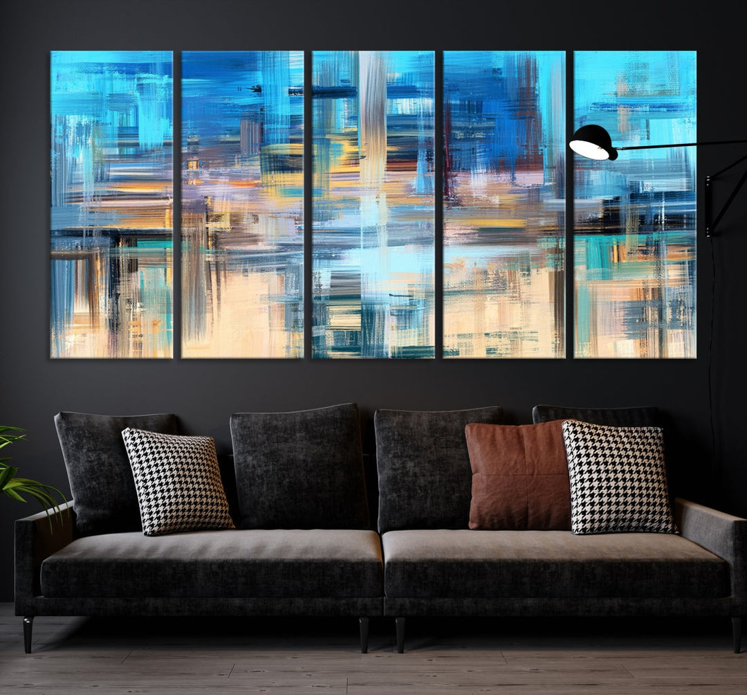 Modern Work of Art Painting on Canvas Large Wall Art Print