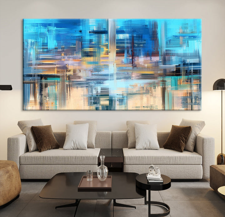 Modern Work of Art Painting on Canvas Large Wall Art Print