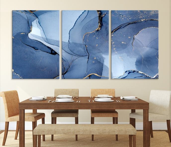 Multi Panel Abstract Art Print Marble Wall Decor Modern Canvas Print