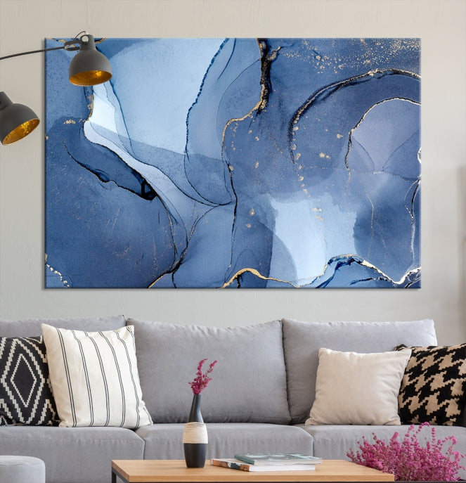 Multi Panel Abstract Art Print Marble Wall Decor Modern Canvas Print