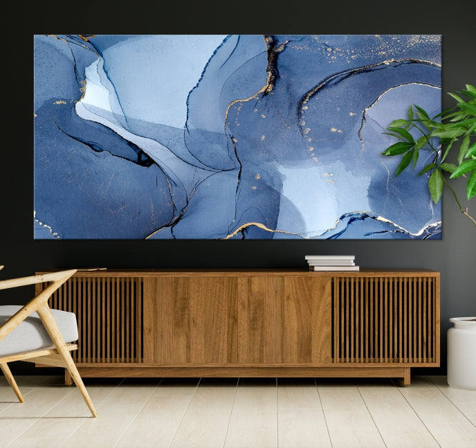 Multi Panel Abstract Art Print Marble Wall Decor Modern Canvas Print