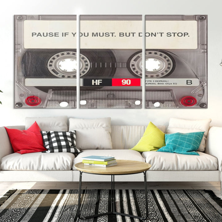 Music Type Iconic Wall Art Canvas Print