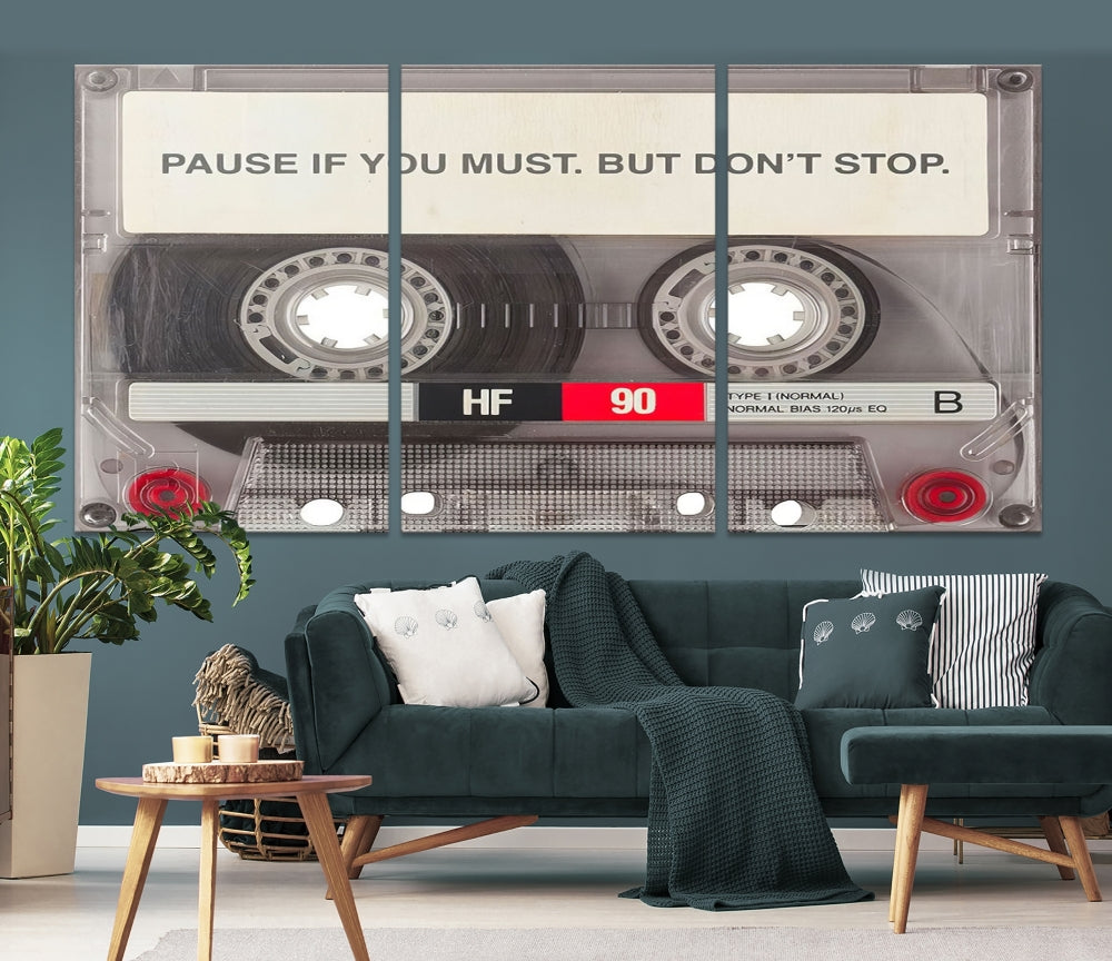 Music Type Iconic Wall Art Canvas Print