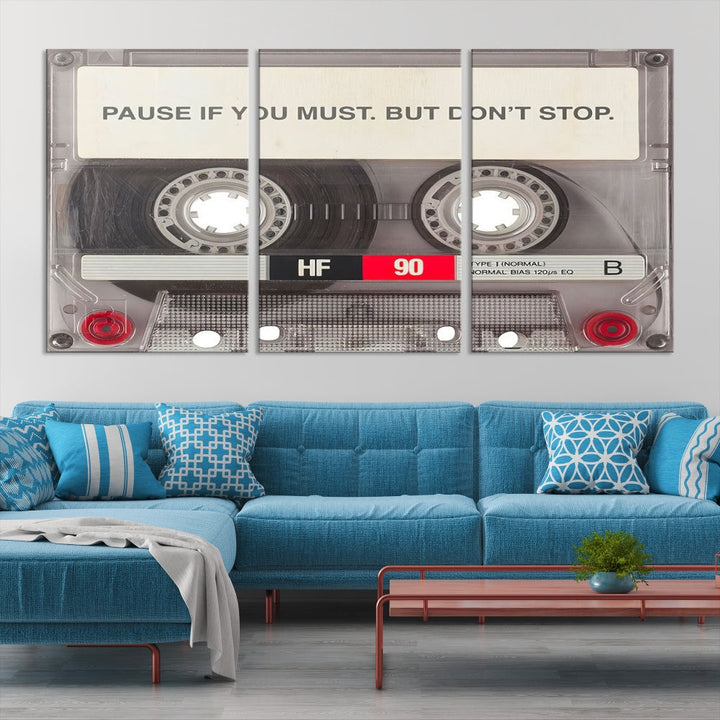 Music Type Iconic Wall Art Canvas Print