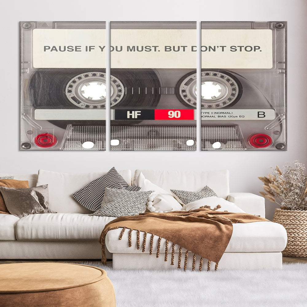 Music Type Iconic Wall Art Canvas Print