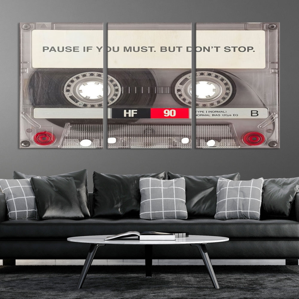 Music Type Iconic Wall Art Canvas Print