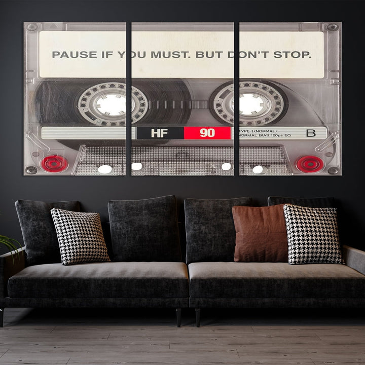 Music Type Iconic Wall Art Canvas Print