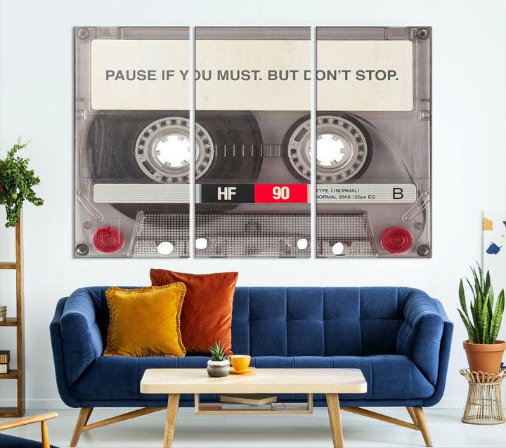 Music Type Iconic Wall Art Canvas Print