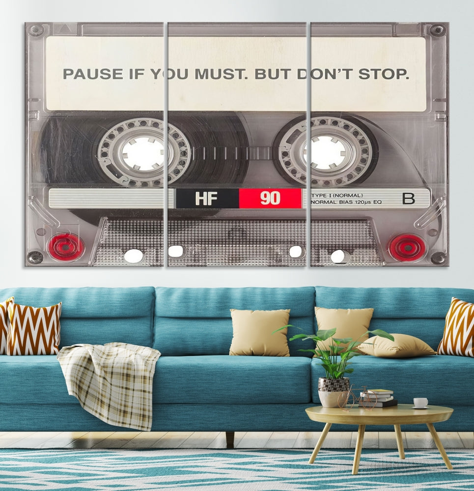 Music Type Iconic Wall Art Canvas Print