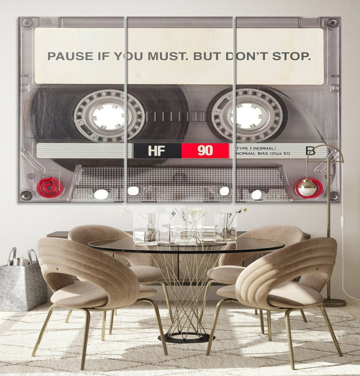 Music Type Iconic Wall Art Canvas Print