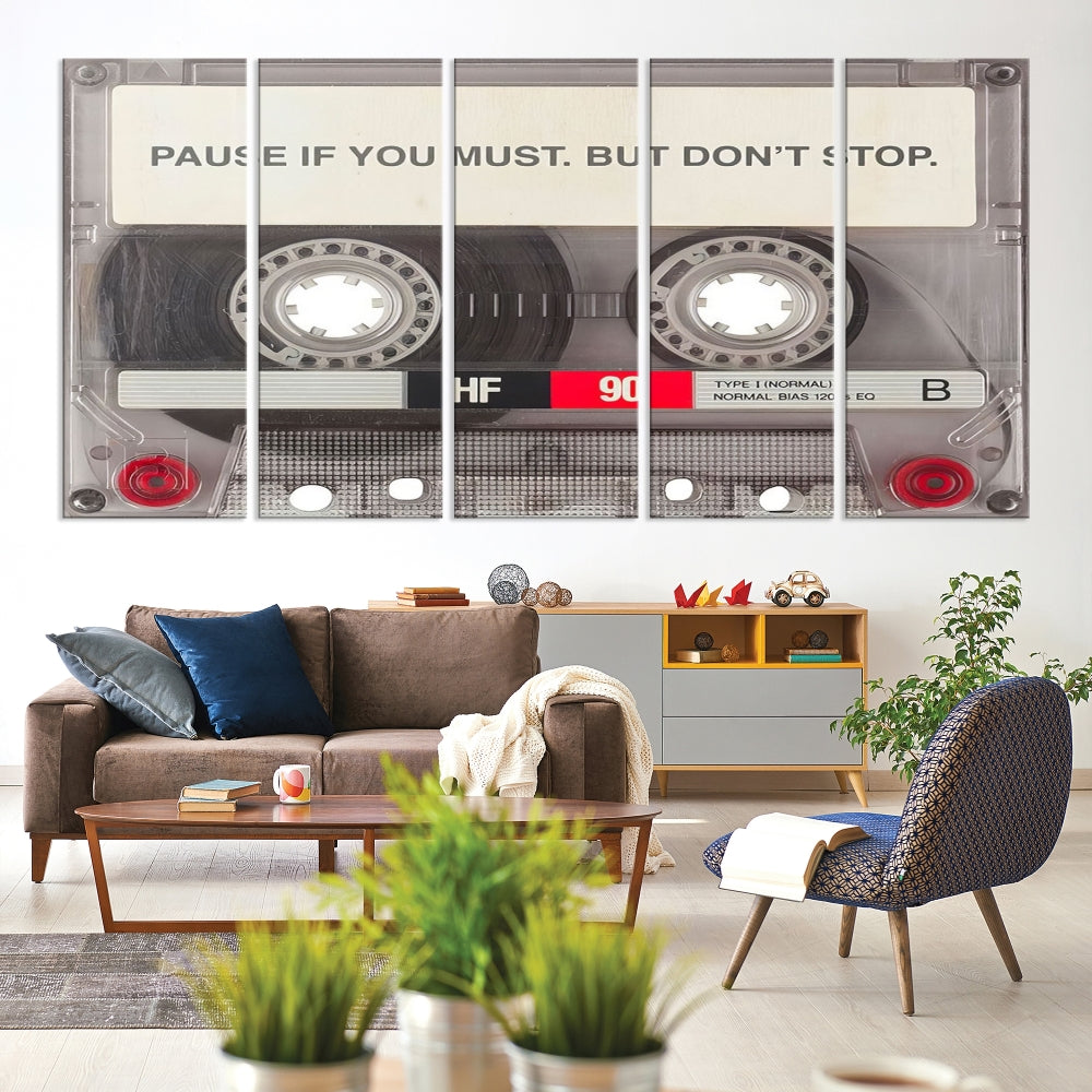 Music Type Iconic Wall Art Canvas Print