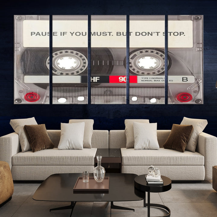 Music Type Iconic Wall Art Canvas Print