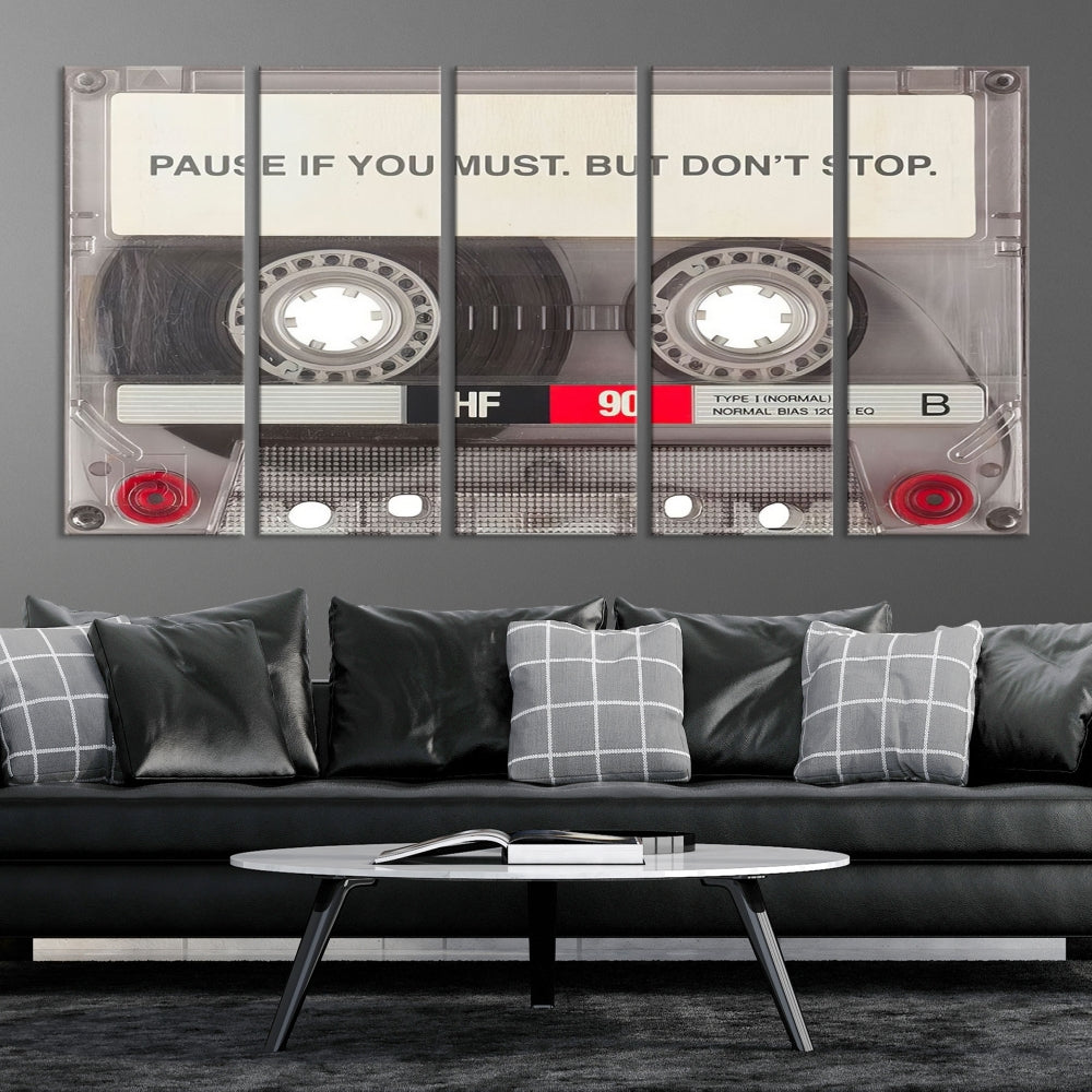 Music Type Iconic Wall Art Canvas Print