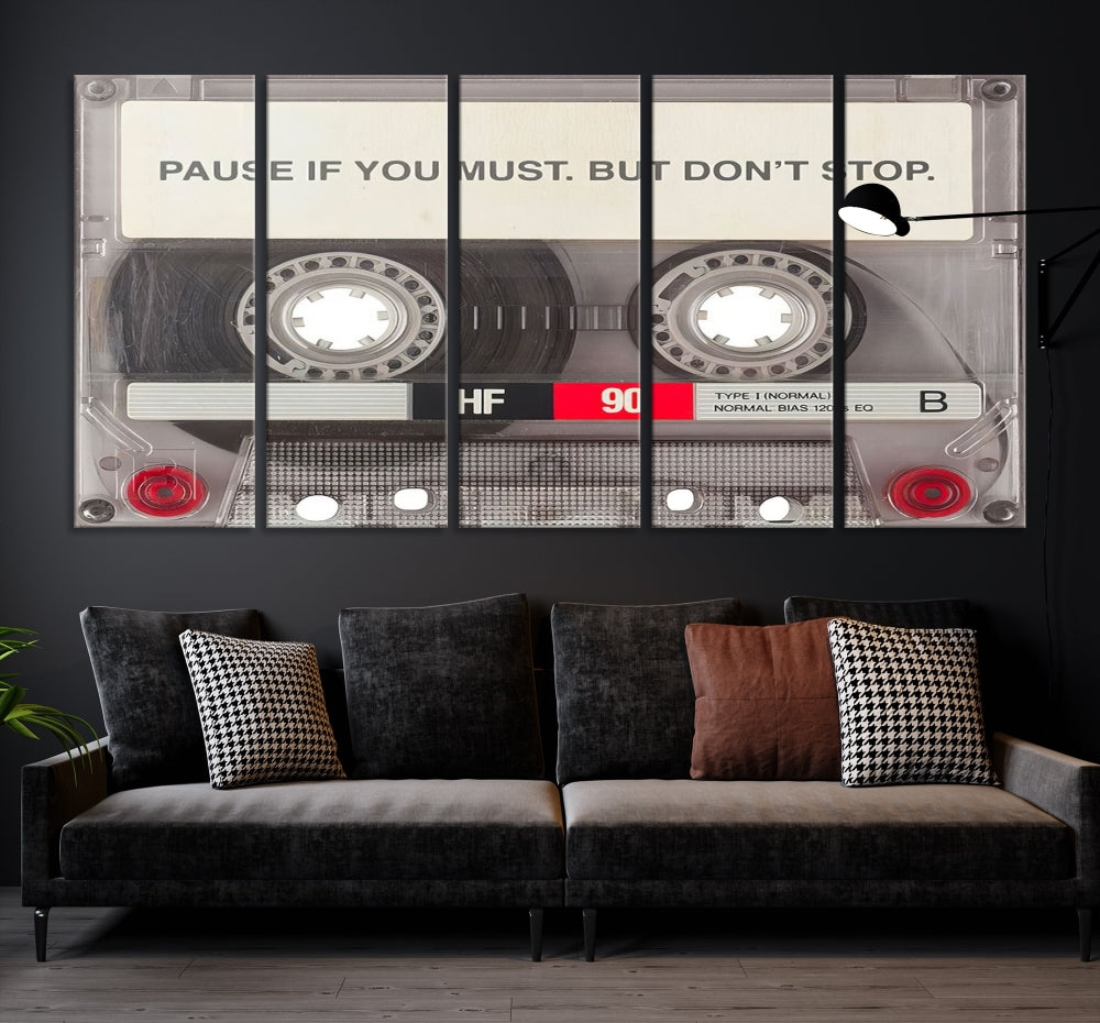 Music Type Iconic Wall Art Canvas Print