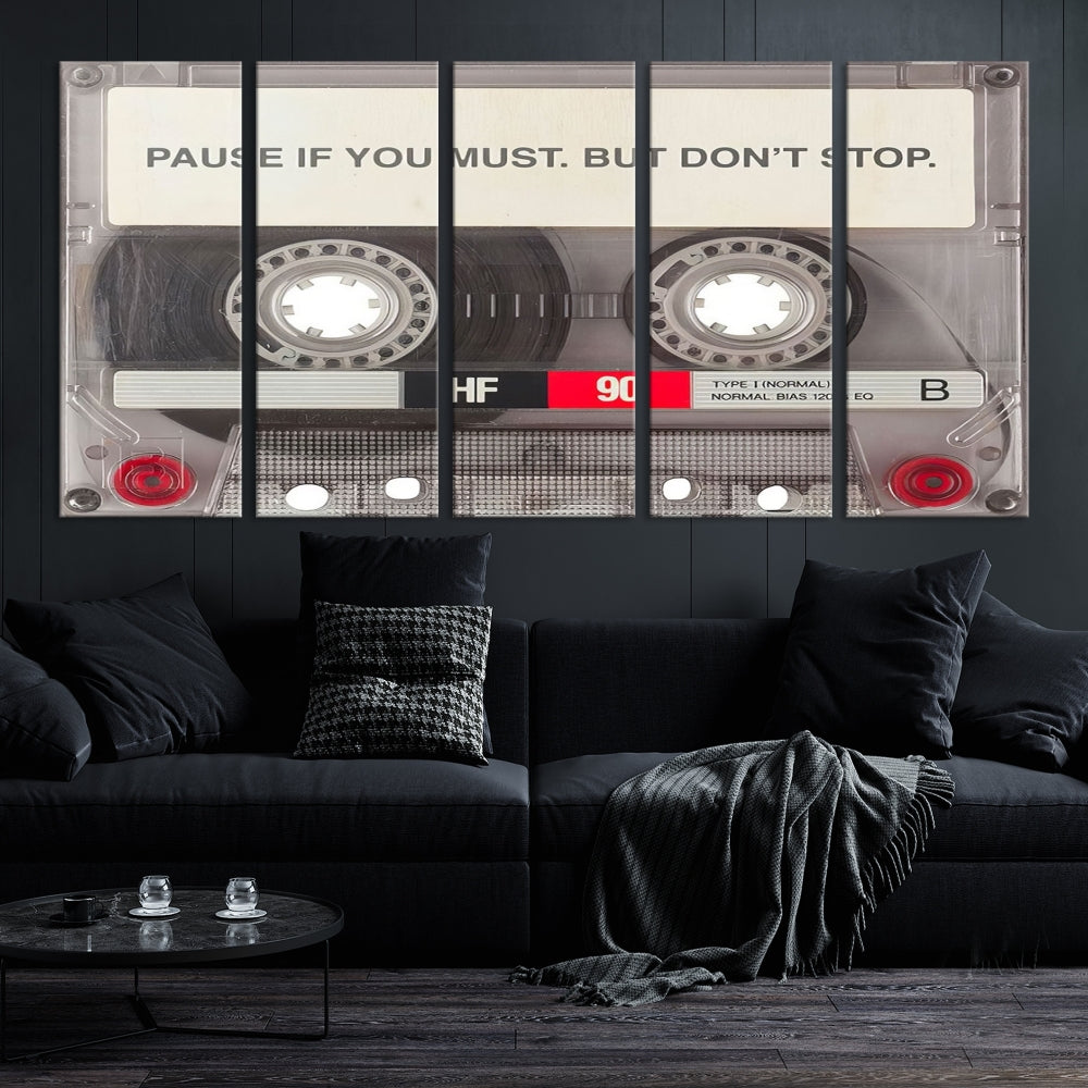 Music Type Iconic Wall Art Canvas Print