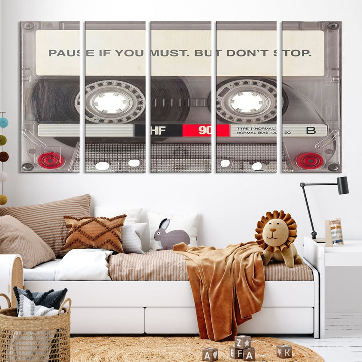 Music Type Iconic Wall Art Canvas Print