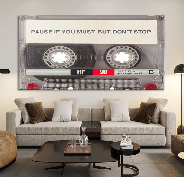 Music Type Iconic Wall Art Canvas Print