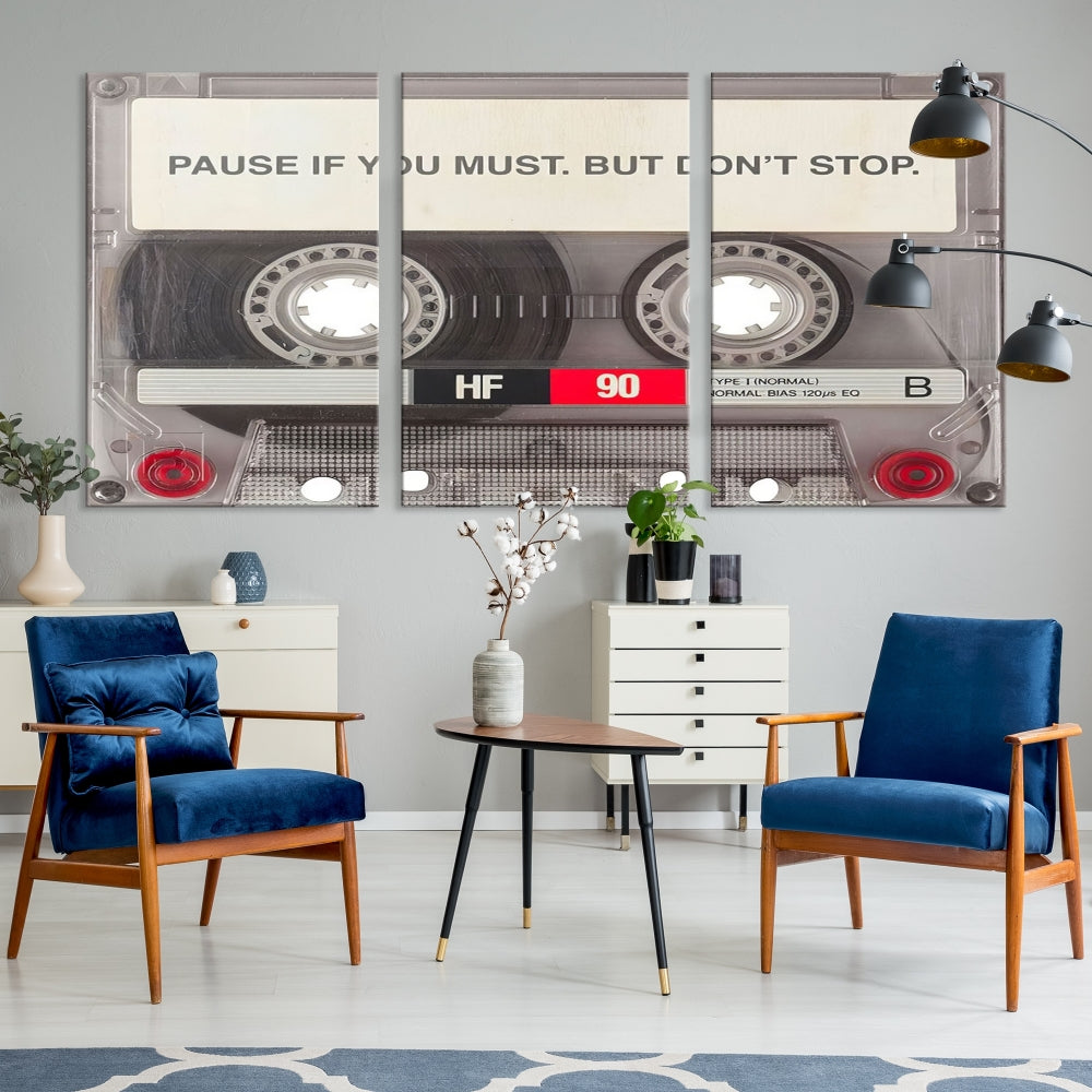 Music Type Iconic Wall Art Canvas Print