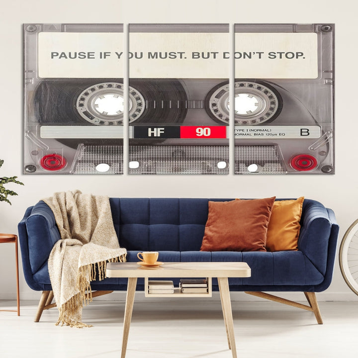 Music Type Iconic Wall Art Canvas Print