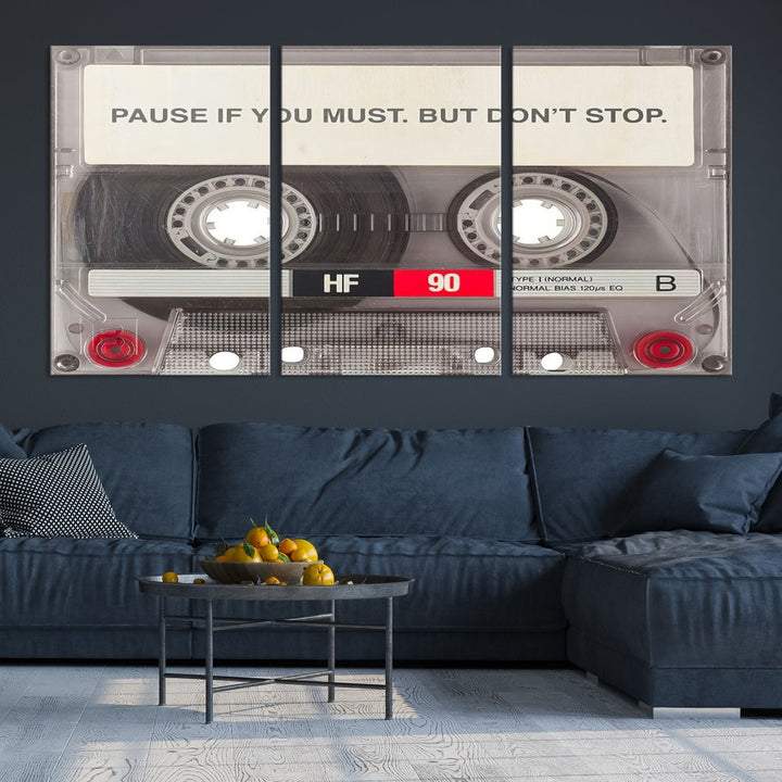 Music Type Iconic Wall Art Canvas Print