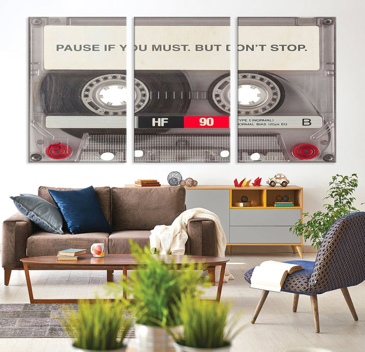 Music Type Iconic Wall Art Canvas Print