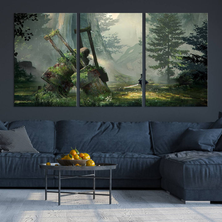 NieR Automata Video Game Wall Art Canvas Print