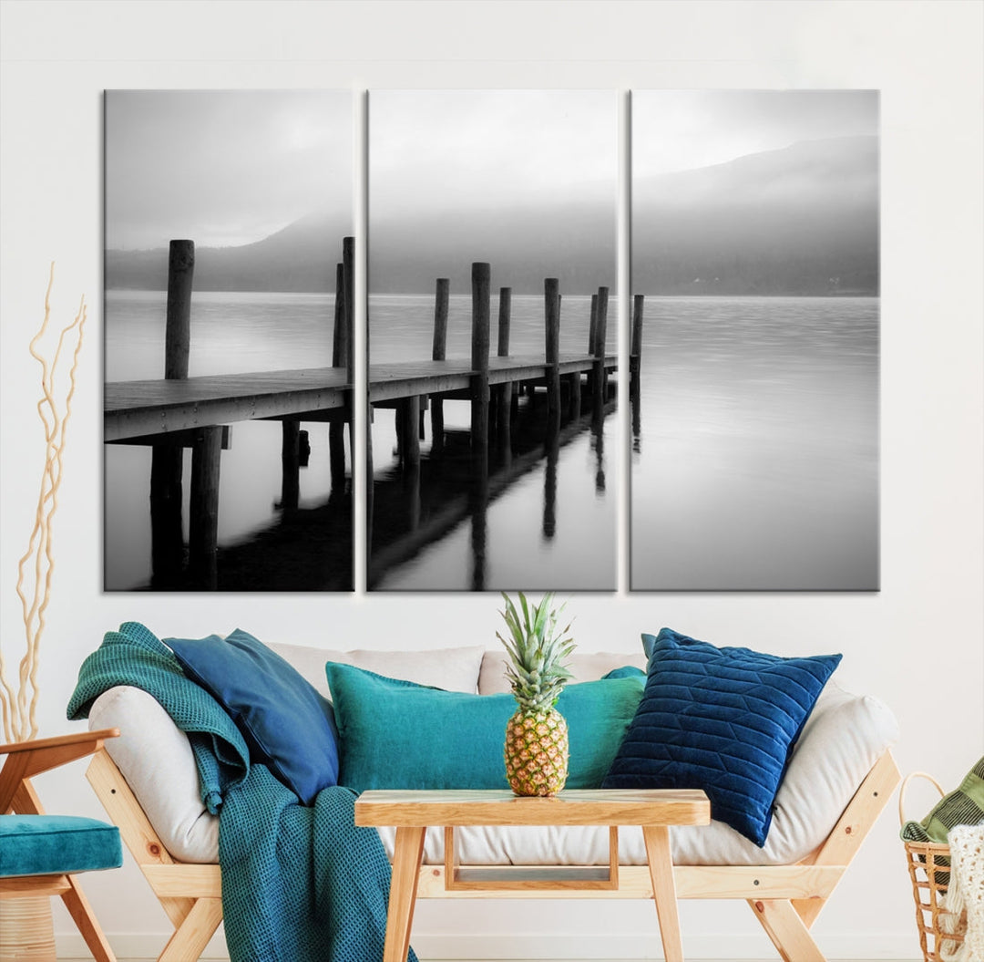 Ocean Beach Canvas Wall Art Beach Canvas, Coastal Sunset Tropical Island Beach Sunset Artwork Print