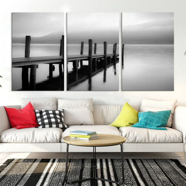 Ocean Beach Canvas Wall Art Beach Canvas, Coastal Sunset Tropical Island Beach Sunset Artwork Print