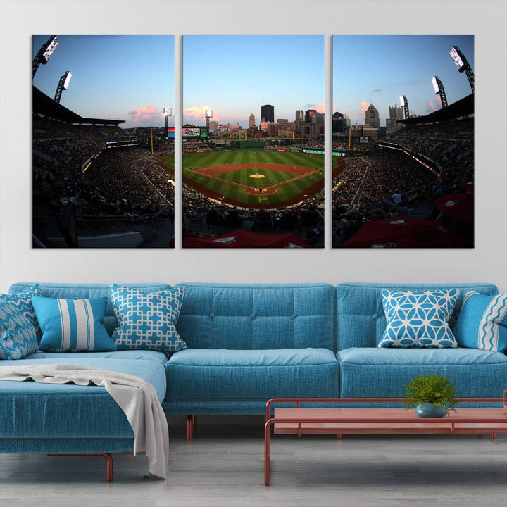 PNC Park Pittsburgh Pirates Stadium Wall Art Canvas Print