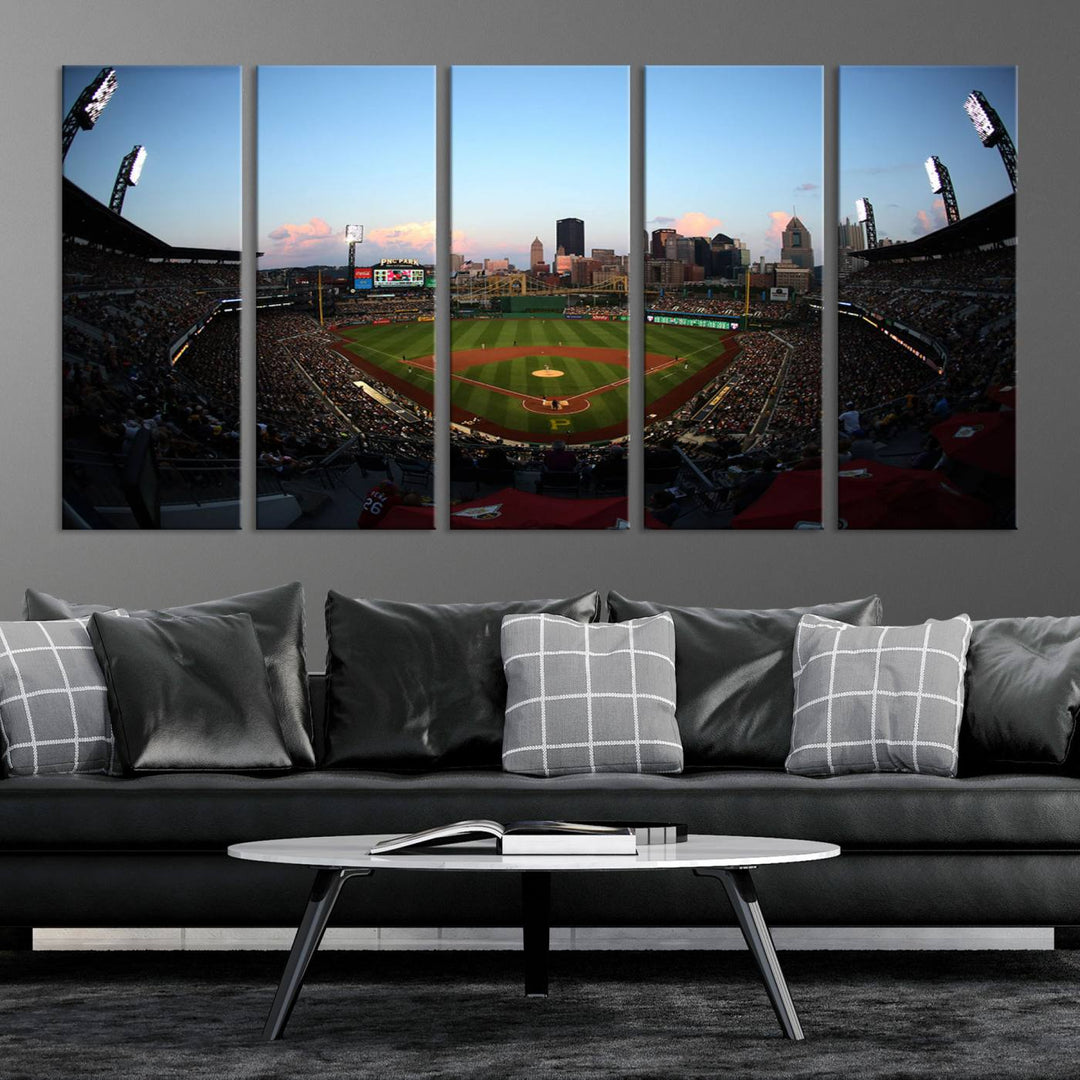 PNC Park Pittsburgh Pirates Stadium Wall Art Canvas Print