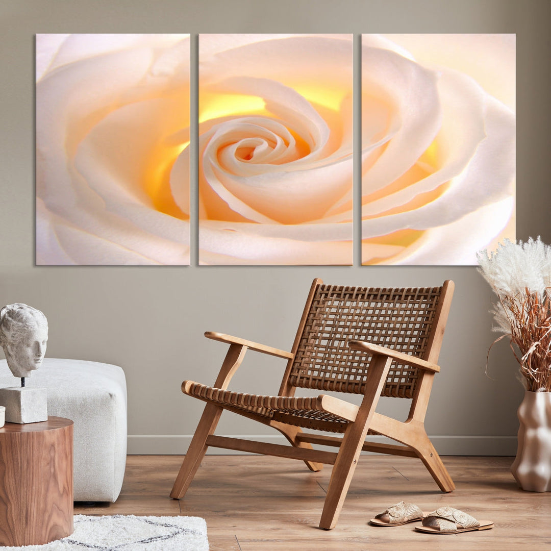 Rose Large Wall Art Canvas Print