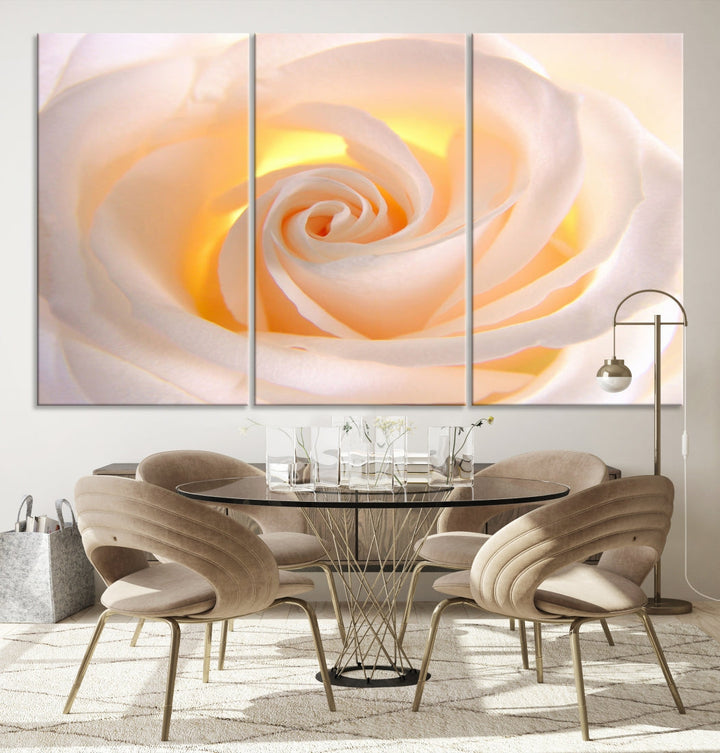 Rose Large Wall Art Canvas Print