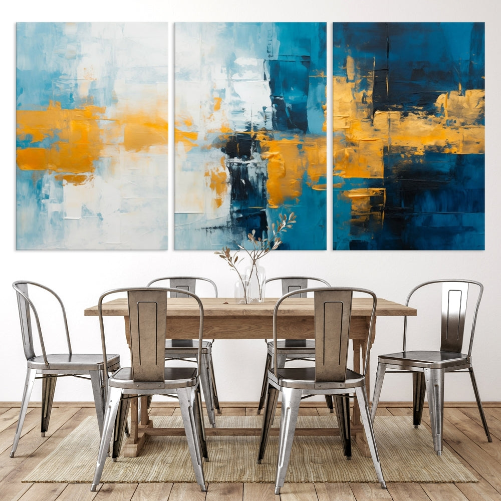 Soft Abstract Wall Art Printed on Original Canvas Modern Home Office Wall Decor Fine Art Print