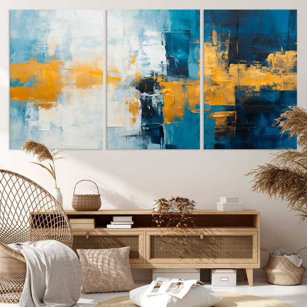 Soft Abstract Wall Art Printed on Original Canvas Modern Home Office Wall Decor Fine Art Print