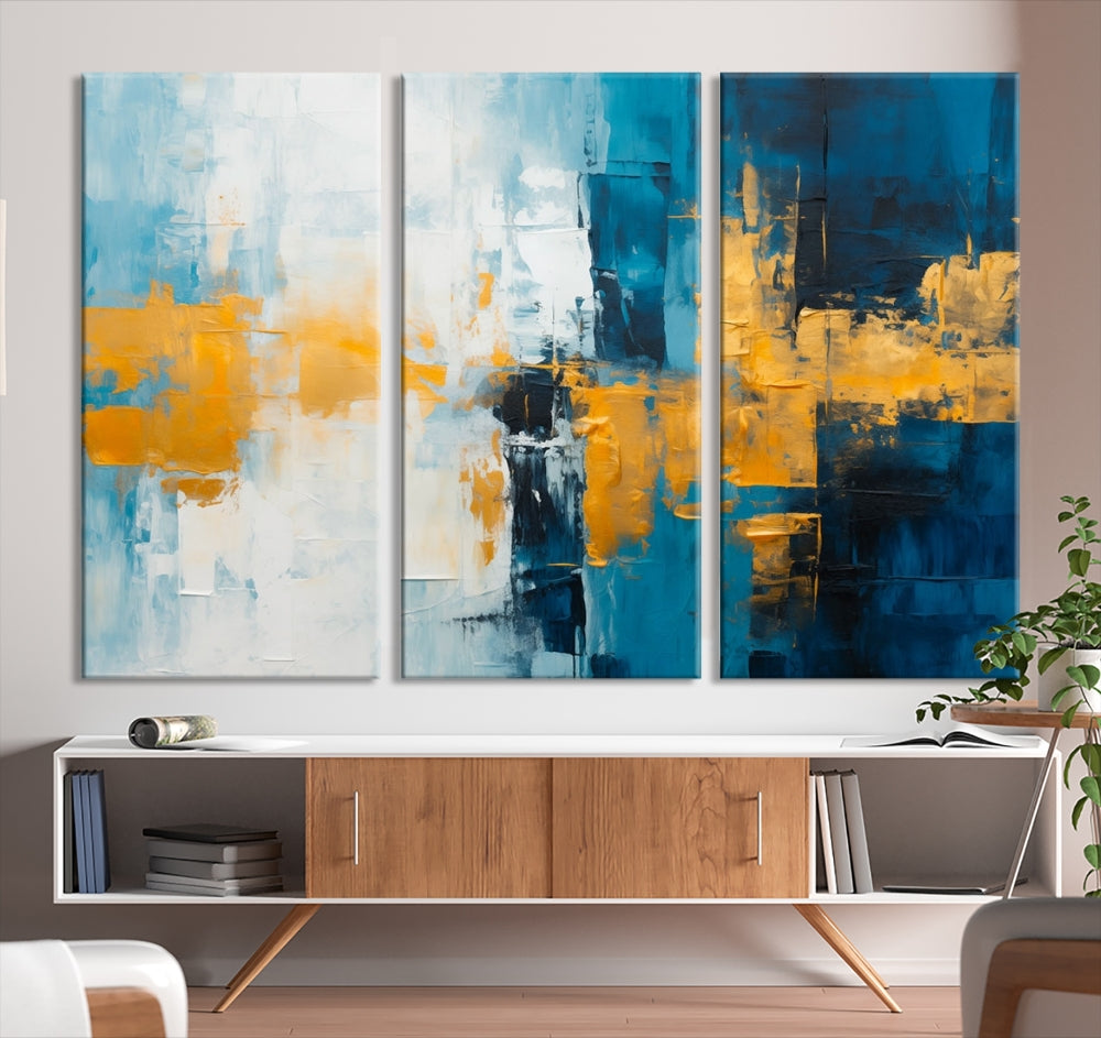 Soft Abstract Wall Art Printed on Original Canvas Modern Home Office Wall Decor Fine Art Print