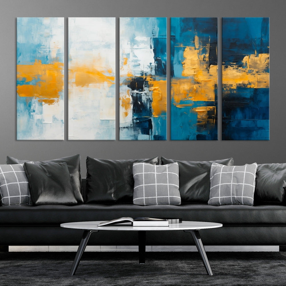 Soft Abstract Wall Art Printed on Original Canvas Modern Home Office Wall Decor Fine Art Print