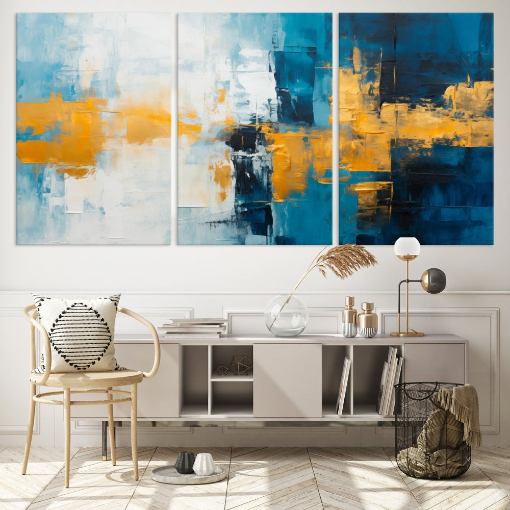 Soft Abstract Wall Art Printed on Original Canvas Modern Home Office Wall Decor Fine Art Print