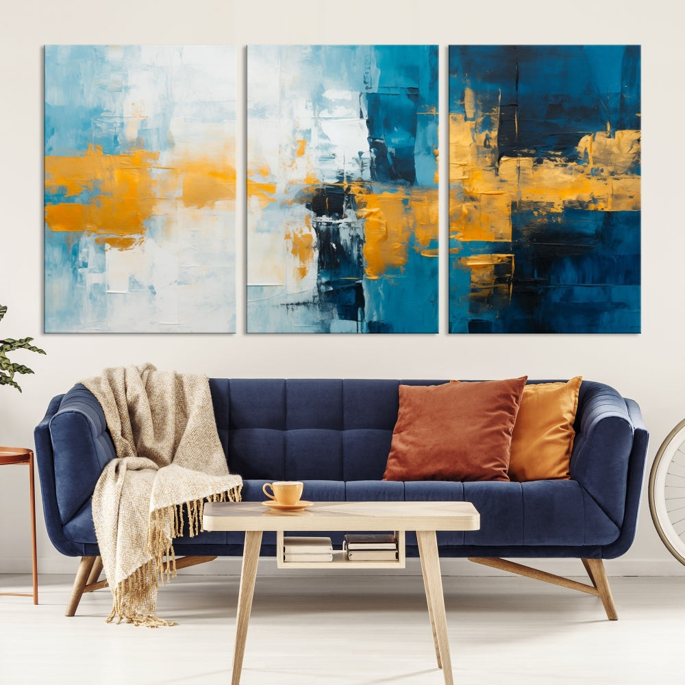 Soft Abstract Wall Art Printed on Original Canvas Modern Home Office Wall Decor Fine Art Print