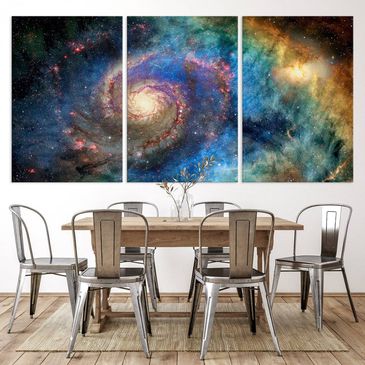 Spiral Galaxy Wall Art Canvas Print