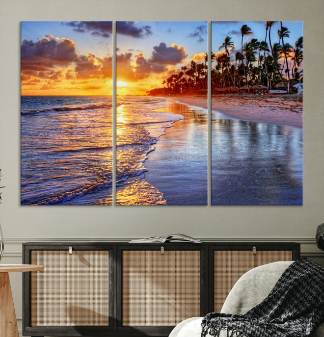 Bring the Beauty of a Tropical Hawaii Beach & Ocean to Your Home with Our Large Wall Art Canvas Print