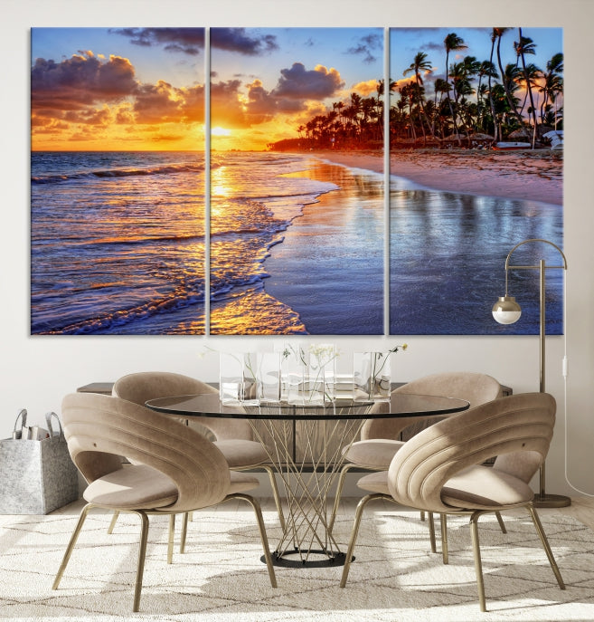 Bring the Beauty of a Tropical Hawaii Beach & Ocean to Your Home with Our Large Wall Art Canvas Print