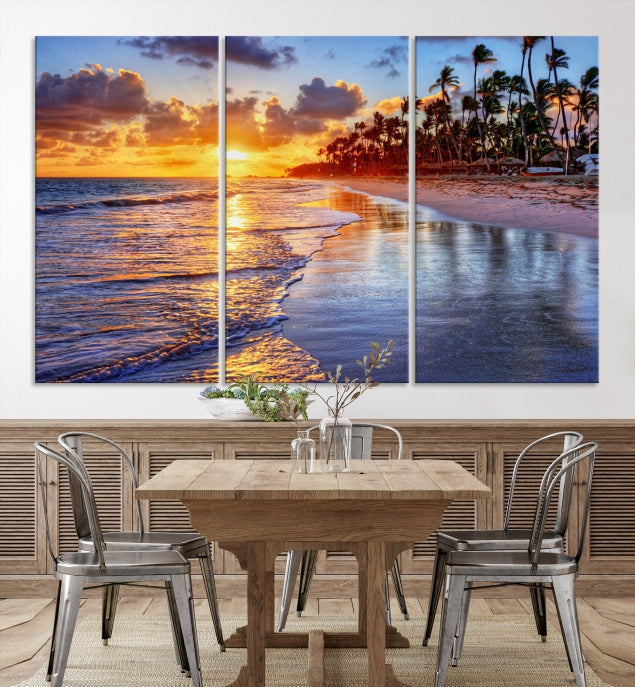 Bring the Beauty of a Tropical Hawaii Beach & Ocean to Your Home with Our Large Wall Art Canvas Print