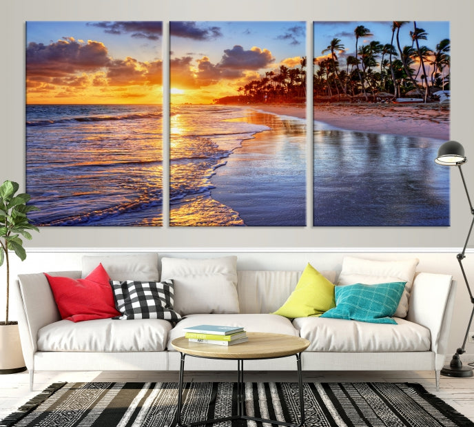 Bring the Beauty of a Tropical Hawaii Beach & Ocean to Your Home with Our Large Wall Art Canvas Print