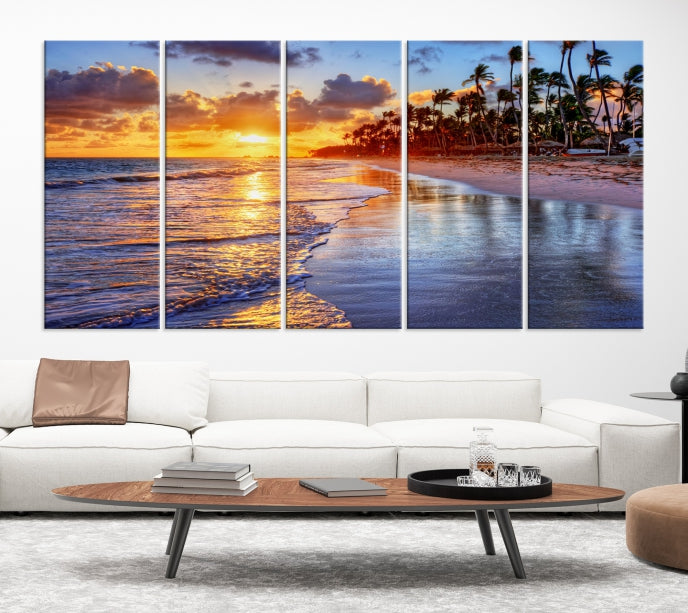 Bring the Beauty of a Tropical Hawaii Beach & Ocean to Your Home with Our Large Wall Art Canvas Print