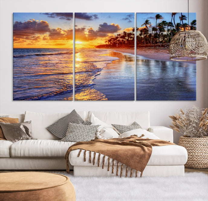 Bring the Beauty of a Tropical Hawaii Beach & Ocean to Your Home with Our Large Wall Art Canvas Print