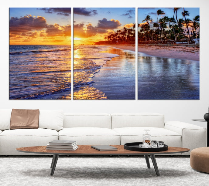 Bring the Beauty of a Tropical Hawaii Beach & Ocean to Your Home with Our Large Wall Art Canvas Print