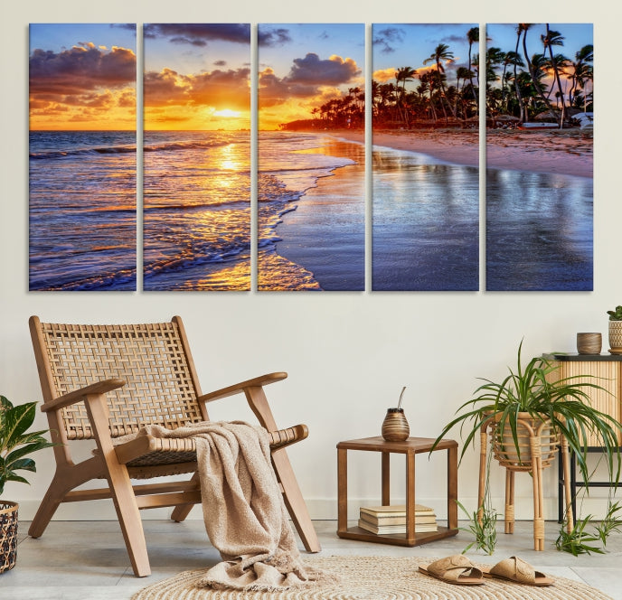 Bring the Beauty of a Tropical Hawaii Beach & Ocean to Your Home with Our Large Wall Art Canvas Print