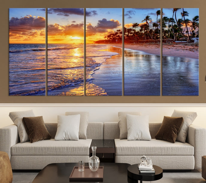 Bring the Beauty of a Tropical Hawaii Beach & Ocean to Your Home with Our Large Wall Art Canvas Print