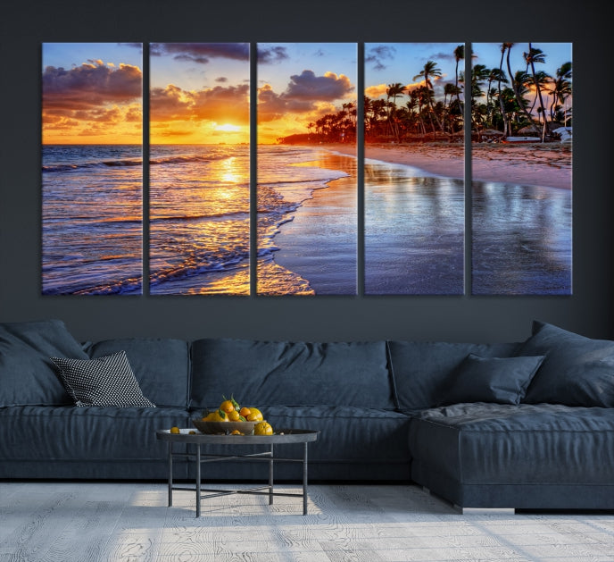 Bring the Beauty of a Tropical Hawaii Beach & Ocean to Your Home with Our Large Wall Art Canvas Print